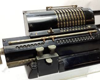 1929 ORIGINAL ODNHER MODEL #5 MECHANICAL PINWHEEL CALCULATOR, VGC