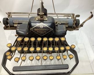 RARE ANTIQUE BLICKENSDERFER MODEL 9 TYPEWRITER, VGC