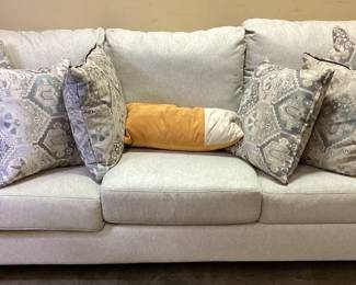 BADCOCK FURNITURE CREAM COLOR SOFA COUCH NO SHIPPING PICKUP ONLY