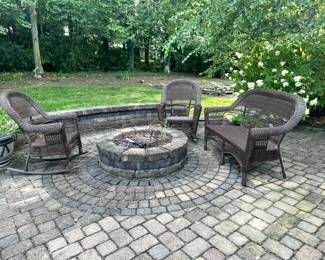 OUTDOOR WICKER SET
