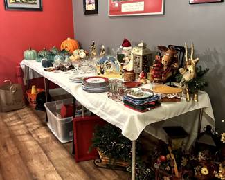 MISC. FALL CHRISTMAS WINE GLASSES