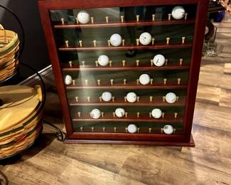 GOLF BALL SHOWCASE CABINET