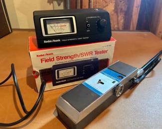 Realistic TRC75 3 Channel Transceiver And Radio Shack Field Strength Tester