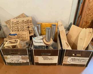 Byron Plane Wing Parts Engine Mounts Adapters Wood Rings And Partial Plane Kit Parts