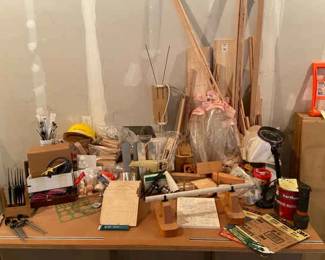 Odds And Ends For Balsa Wood Plane Crafting Including Brand New Airbrush