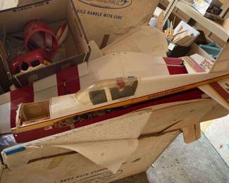 Stevens Aeromodel Edge 540 Partial Plane With Parts To Construct