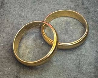 Pair of 14K Gold Bands