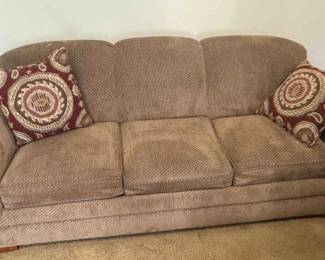 Brown Microfiber Sleeper Sofa