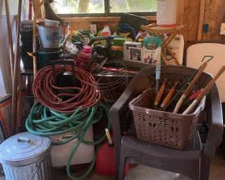 Outdoor Garden Lot Including Toro Craftsman Ryobi Tools