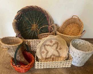 Decorative And Storage Baskets In All Shapes And Sizes