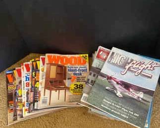 WOOD Aviation Magazines From The 60s90s