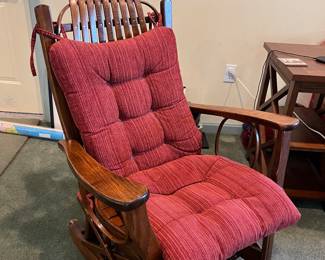 Vintage glider chair