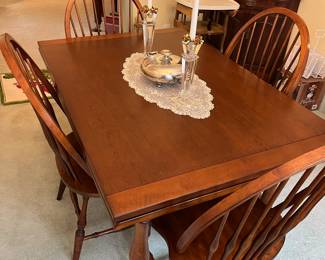 Dining table and chairs