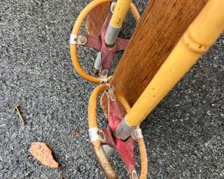 Allgau wooden snow skies