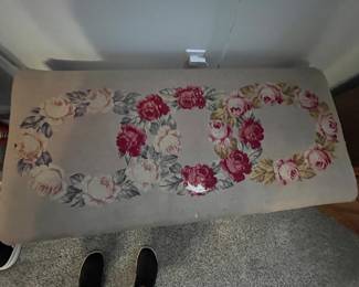 Antique bed bench