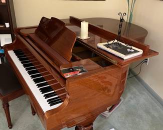 Vintage Otto Altenberg Baby Grand Piano