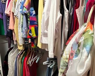 Women's clothing, shoes and purses