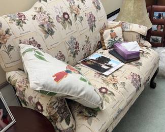 Vintage floral sofa