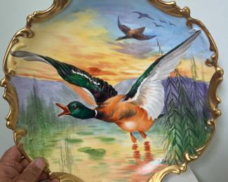 Limoges duck plate