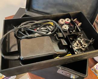 Antique Singer Featherweight sewing machine