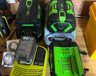 Battery for the electric lawnmower