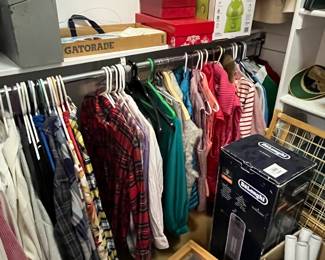 Women's clothing, shoes and purses