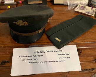 Military hats and caps