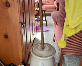 Antique Red Wing Butter Churn