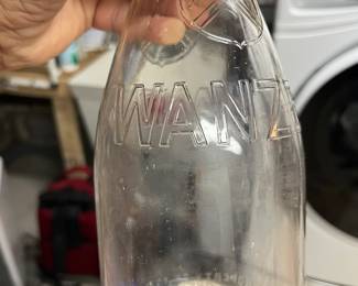 Vintage milk bottles