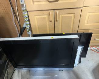 Large flat TV