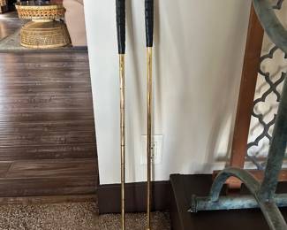 24k Gold plated gold clubs