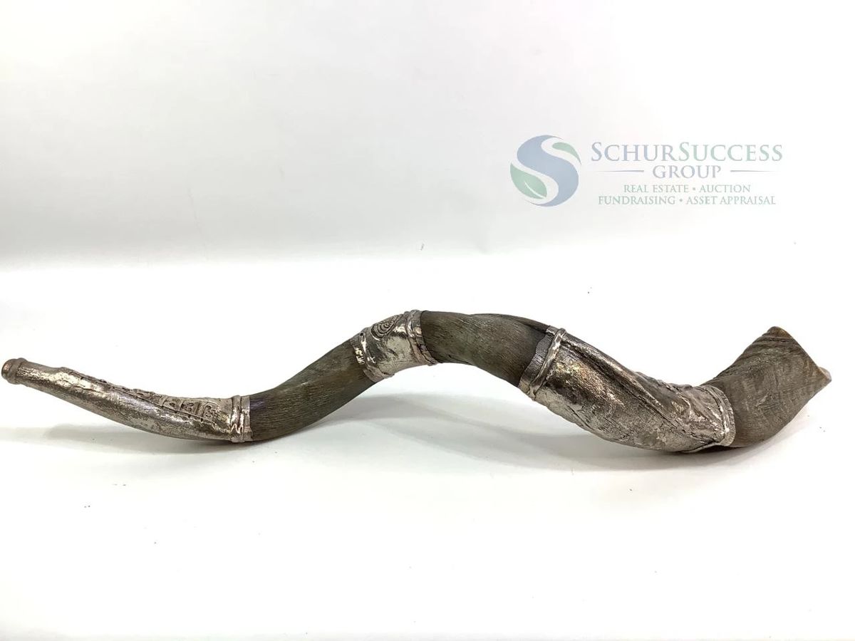 Silver-Plated Yemenite Shofar