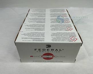 Federal 9mm Luger 115 Grain FMJ Range Target Practice