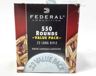 Federal .22 Long Rifle, 36 Grain Copper Plated Hollow Point Ammunition