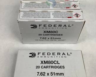 Federal Ammunition 7.62x51mm Cartridges