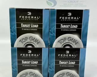Federal 12 GA Top Gun Target Load Shells, 2 3/4", 1 1/8 oz. Shot Size 8