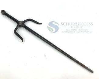 Traditional Metal Sai with Forked Guard