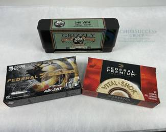 Rifle Ammo, 30-06 SPRG, 270 WIN, 348 WIN