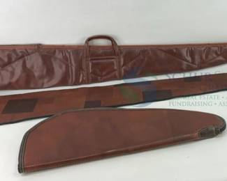 Leather Rifle and Shotgun Cases