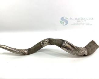 Silver-Plated Yemenite Shofar