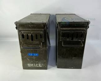 Metal Ammunition Storage Boxes