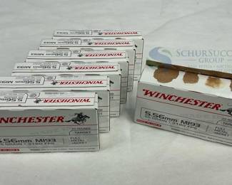 Winchester M193 5.56mm FMJ Target Ammunition