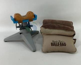 Uncle Bud's Bull Bag Shooting Rest with Adjustable Stand