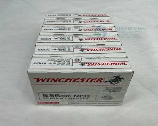 Winchester M193 5.56mm, 55 Grain FMJ