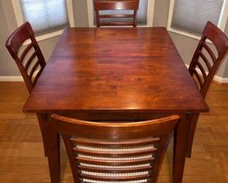 05 Spring Lake Cherry Table 4 Matching Cherry Chairs
