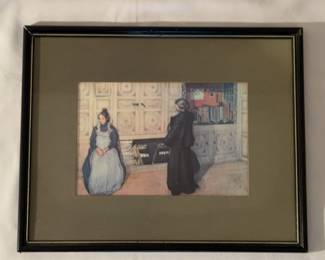 Mother And Daughter By Carl Larson