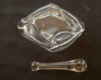 Crystal Ashtray Pestle