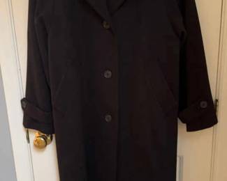 Jones New York Black Wool Coat
