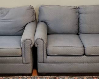 Ethan Allen Blue Couches