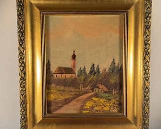 Vintage Landscape Painting